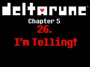 26chapter — Deltarune Chapter 5 OST option 26