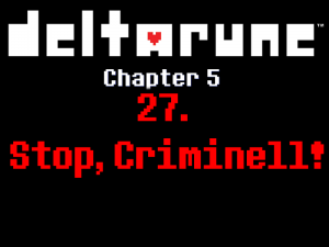 27chapter — Deltarune Chapter 5 OST option 27