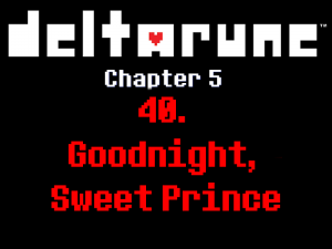40chapter — Deltarune Chapter 5 OST option 40