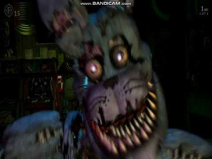 079nightmarebonnieucn — ALL FNAF JUMPSCARES (FNaF 1 - SotM) option 79