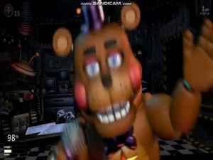 098rockstarfreddyucn — ALL FNAF JUMPSCARES (FNaF 1 - SotM) option 98