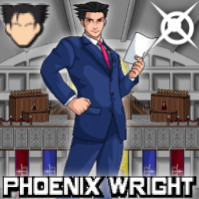 Crusade Phoenix Wright — Every Platfighter Character option 261
