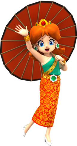 Mktartworkdaisythaidress — Mario Kart Tour - ALL Characters + Skins (FULL LIST) option 101