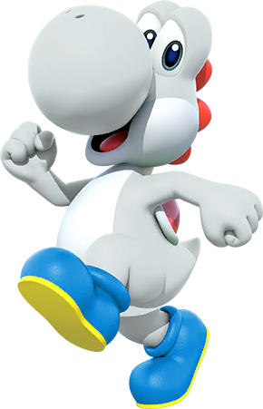 Mktartworkwhiteyoshi — Mario Kart Tour - ALL Characters + Skins (FULL LIST) option 90