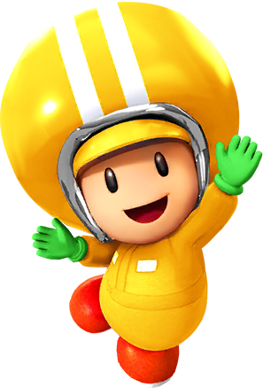 Mktartworkyellowtoadpitcrew — Mario Kart Tour - ALL Characters + Skins (FULL LIST) option 105