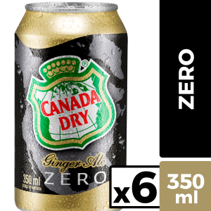 Pack Bebida Canada Dry Lata 6 Unid 350 Cc C U — Bebidas en Lata Chile option 40