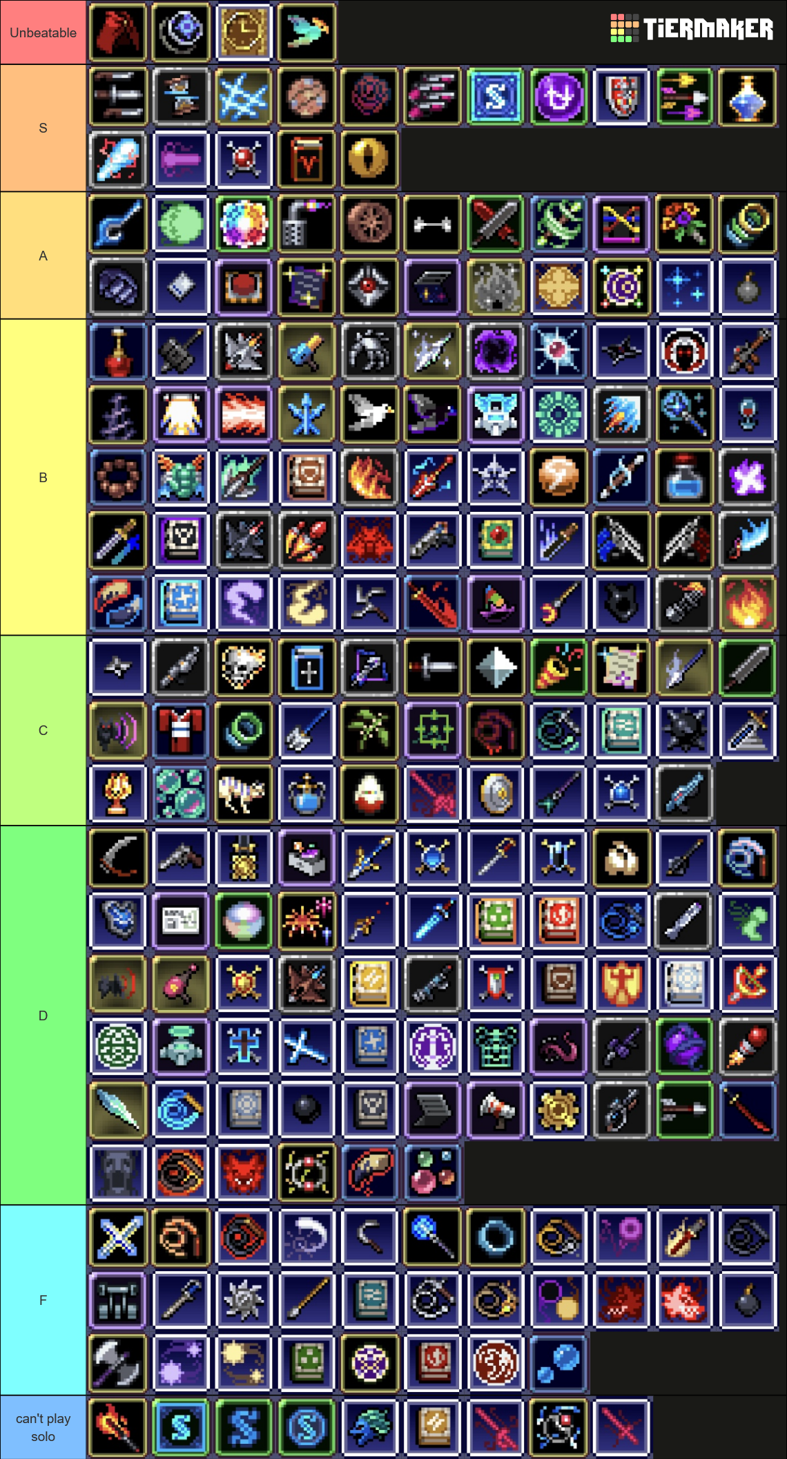 VAMPIRE SURVIVORS all weapons DLC Tier List Rankings