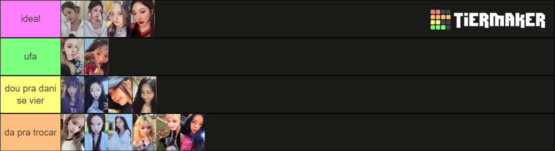 silly little photocard template Tier List (Community Rankings) TierMaker