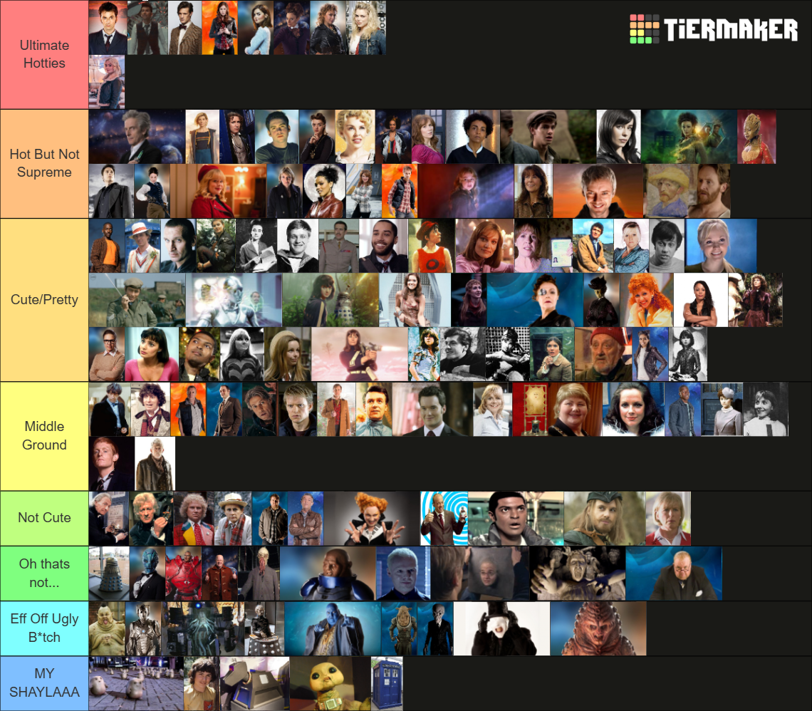 Doctor Who Characters Tier List (Community Rankings) - TierMaker