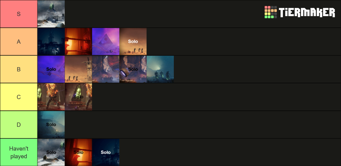 Destiny 2 Dungeon Tier List (Community Rankings) - TierMaker