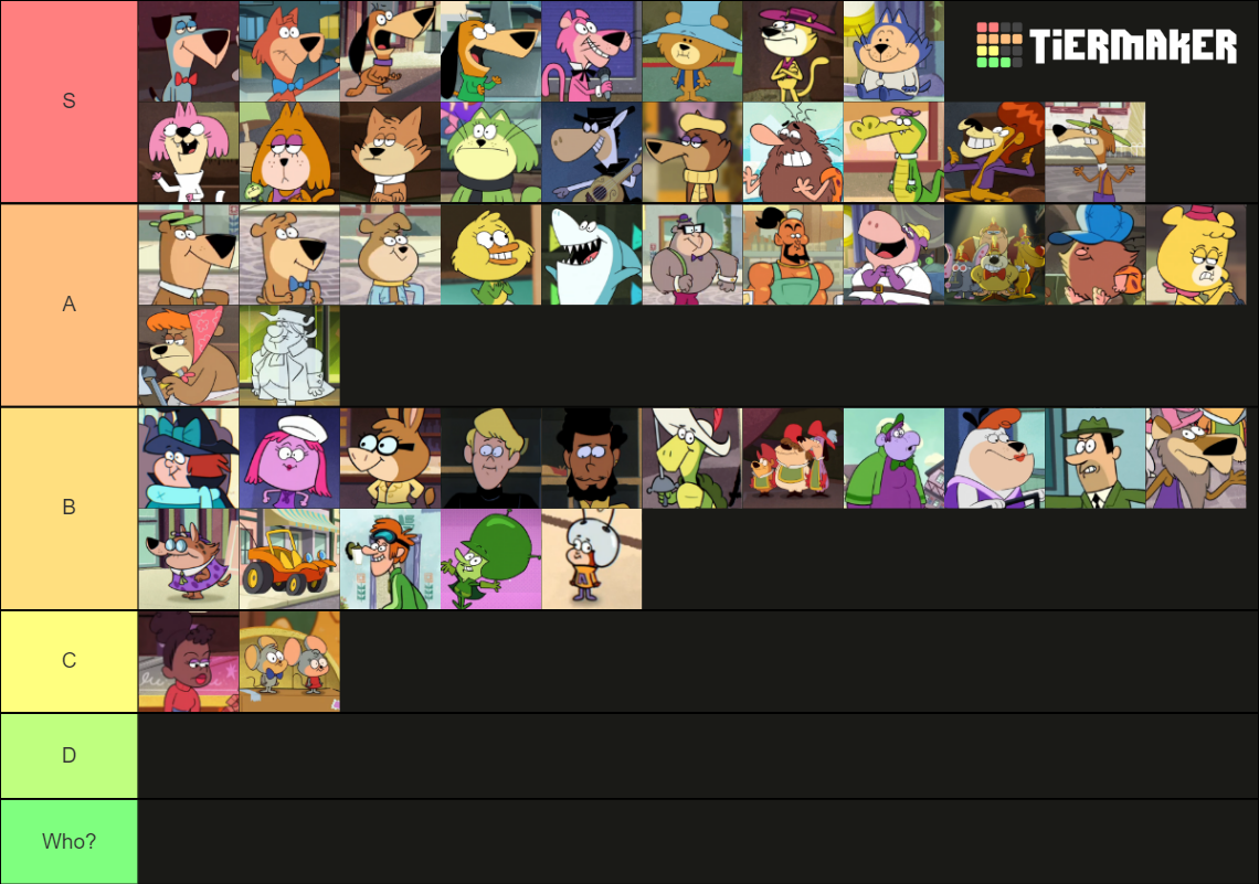 Jellystone! Characters Tier List (Community Rankings) - TierMaker