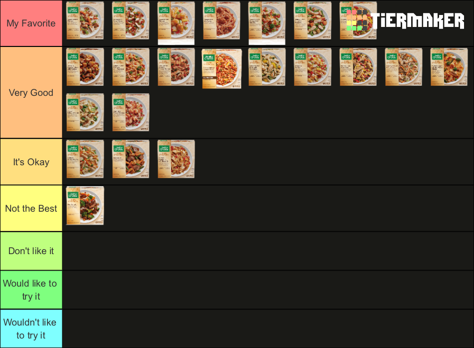 Healthy Choice Steamer Bowls Tier List Rankings) TierMaker