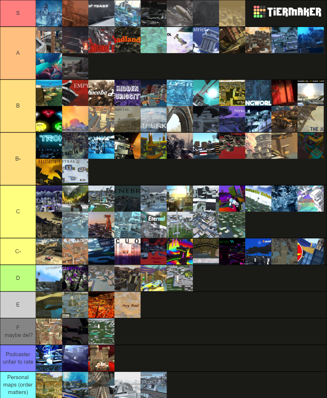 Trackmania Nations Forever hardest trial maps Tier List (Community ...