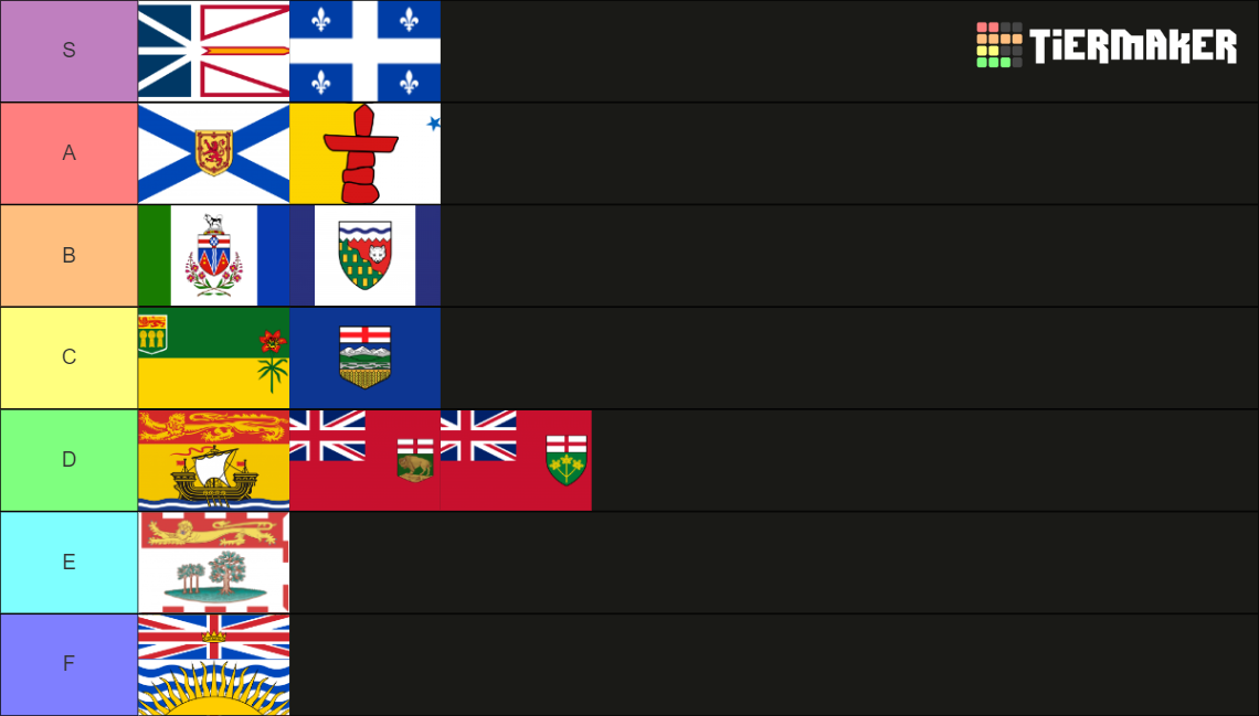 canadian-province-flag-tier-list-community-rankings-tiermaker