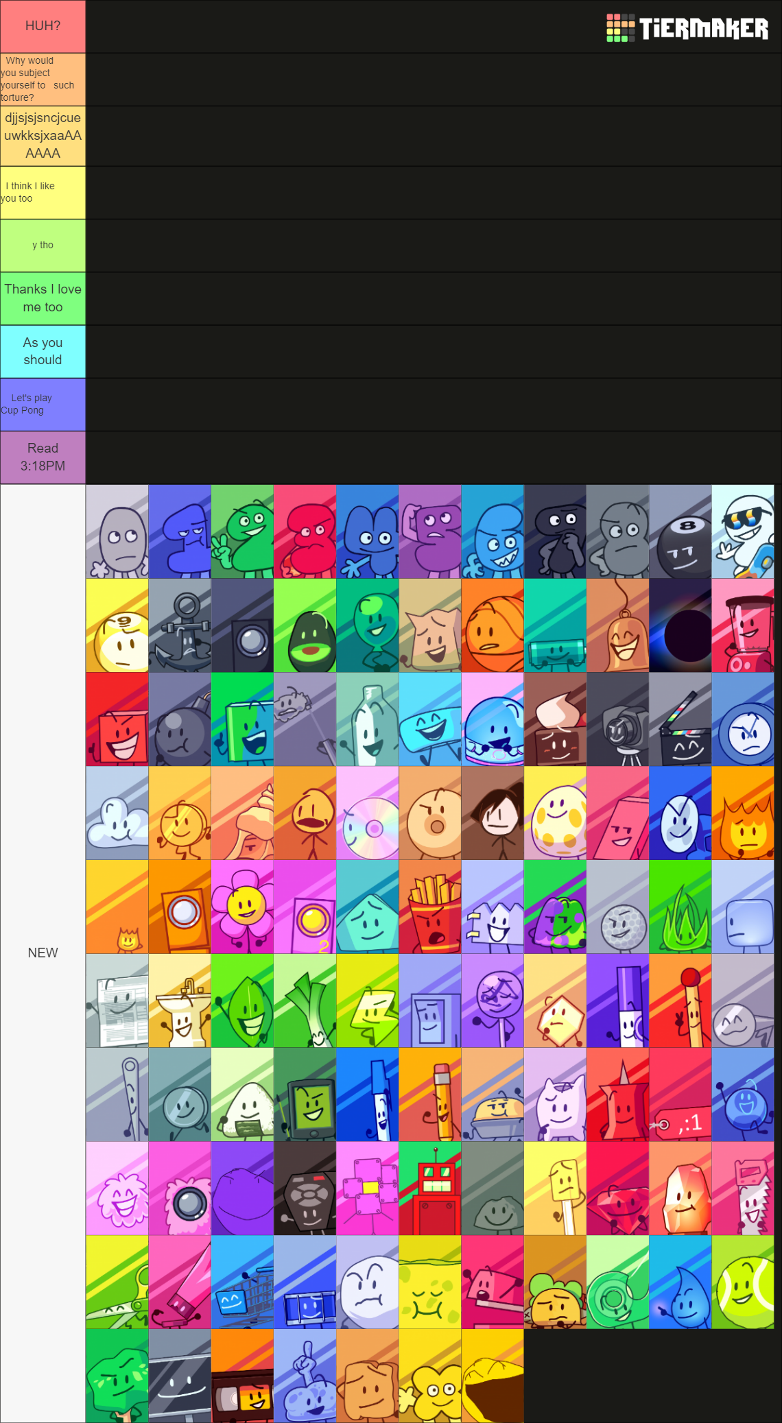 AStoneWeeg BFB Icons as of BFB 17 including all up to bfdims Tier List