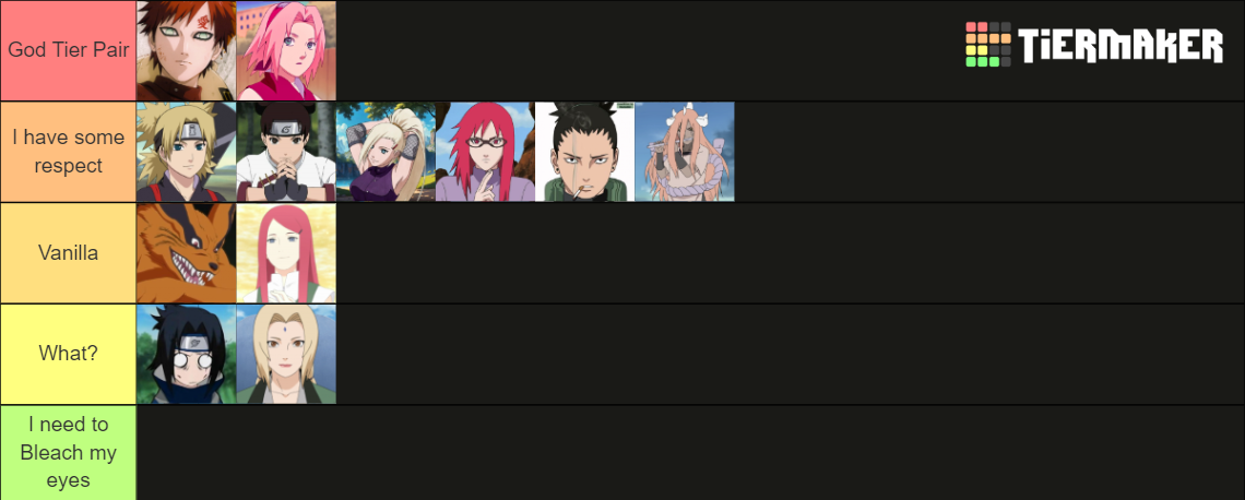 Naruto Ships Tier List (Community Rankings) - TierMaker