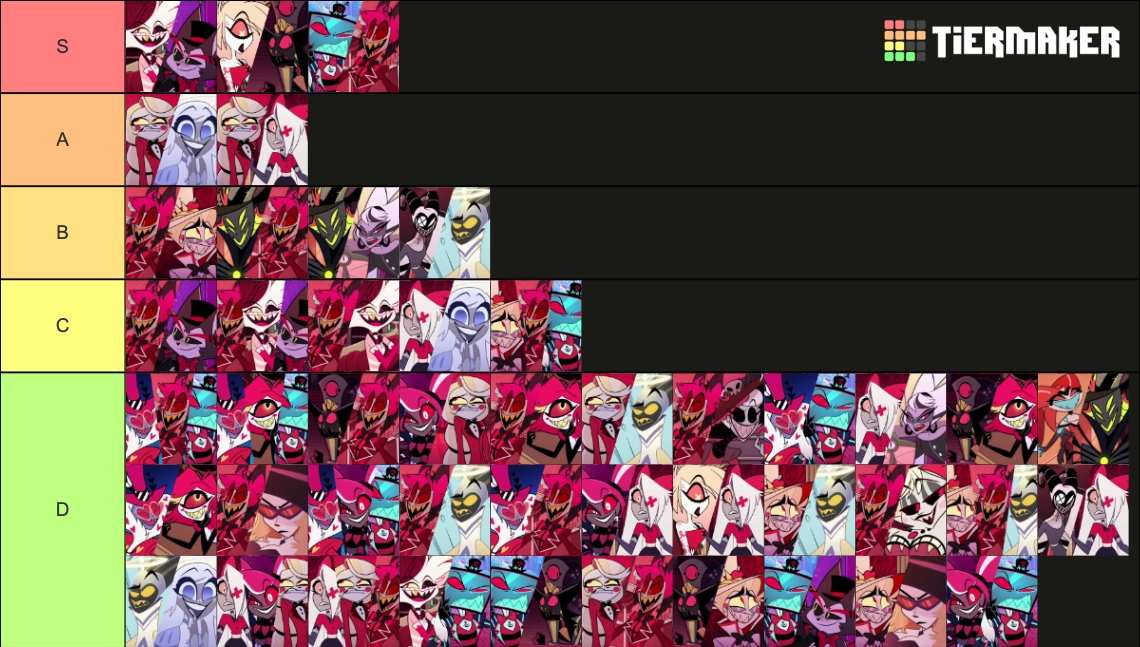 A Hazbin Hotel Ship Tier List (Community Rankings) - TierMaker