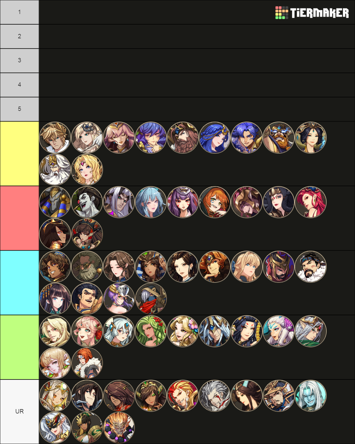 Mythic Heroes Hero List Tier List (Community Rankings) - TierMaker