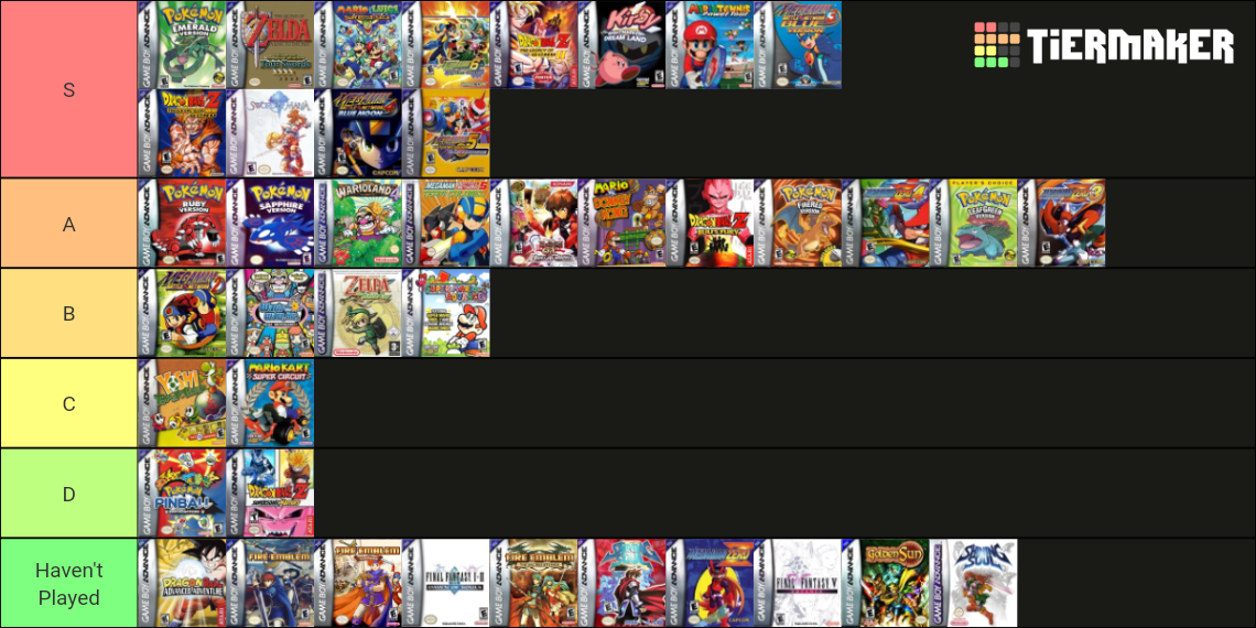 gba-games-tier-list-community-rankings-tiermaker