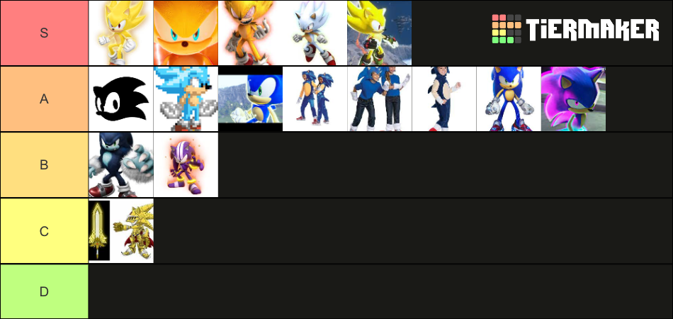 Sonic Forms Tier List Community Rankings TierMaker sonic-forms-tier-list-community-rankings-tiermaker