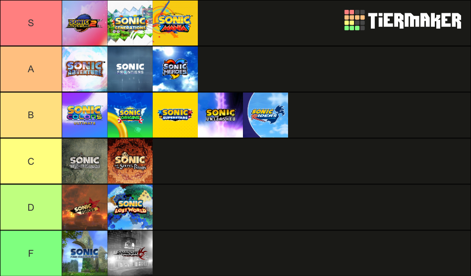 sonic-games-tier-list-community-rankings-tiermaker