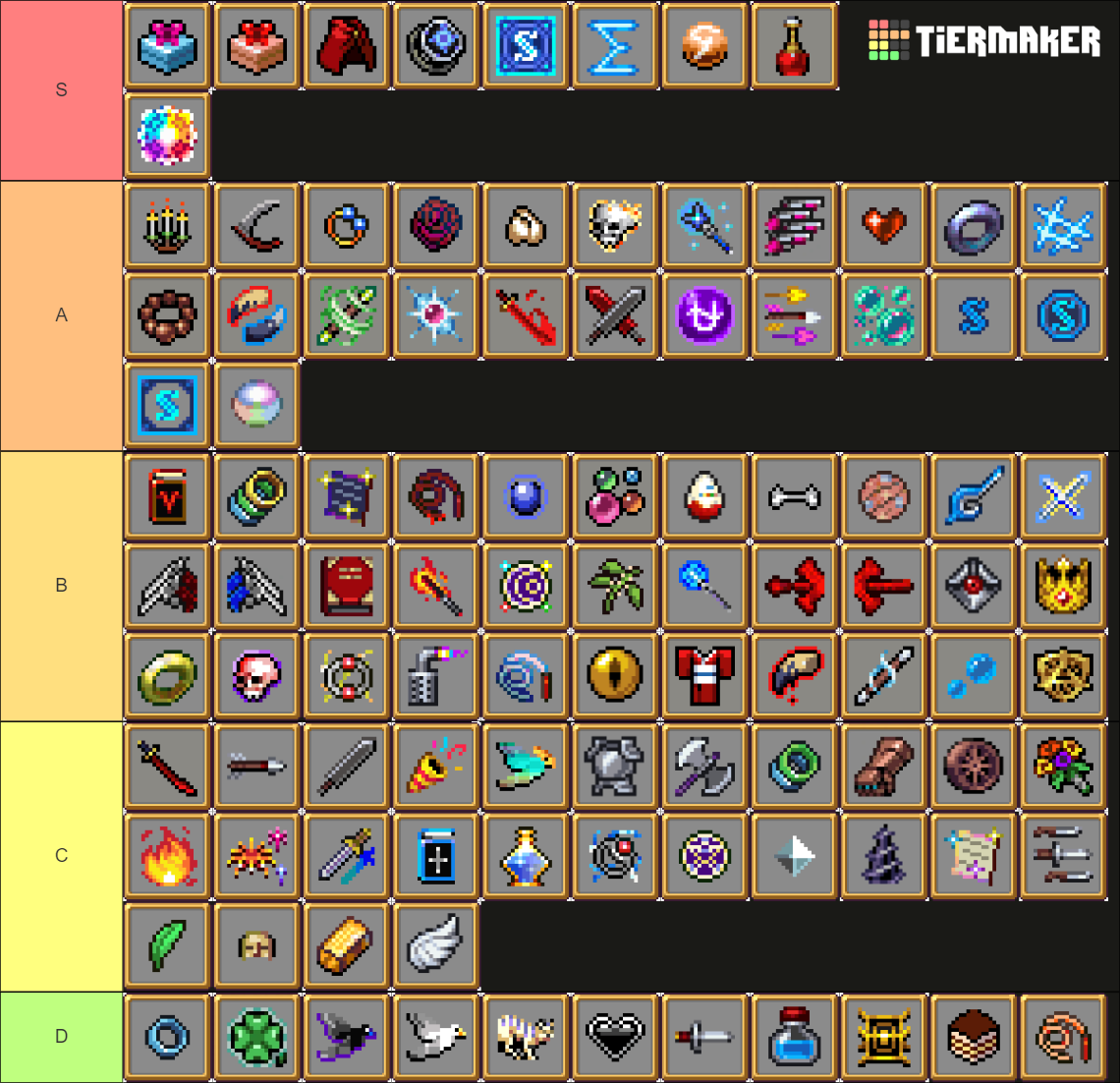 Vampire Survivors 1.4.2 Tier List (Community Rankings) - TierMaker