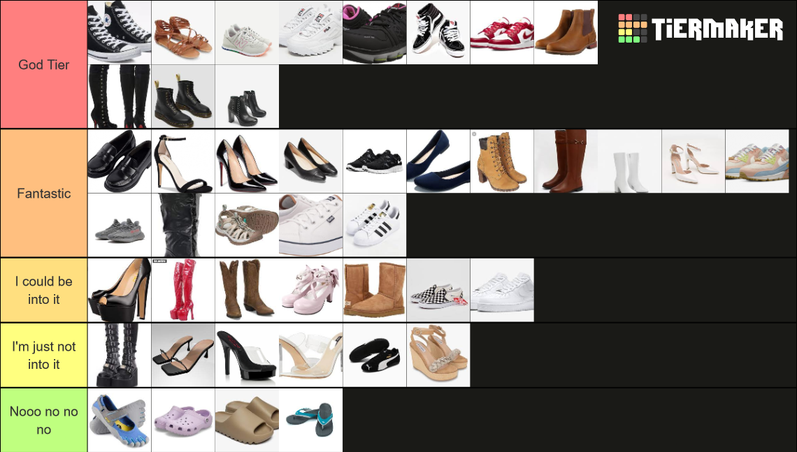 giantess-footwear-tier-list-community-rankings-tiermaker