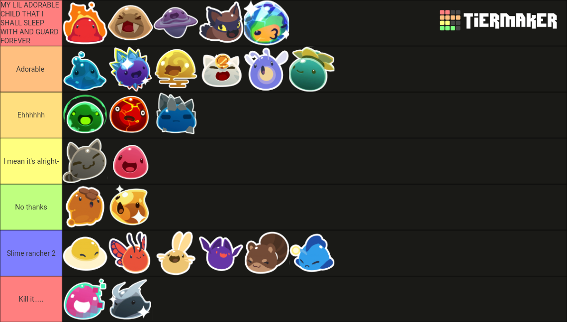 Slime Rancher Slimes Tier List (community Rankings) - Tiermaker