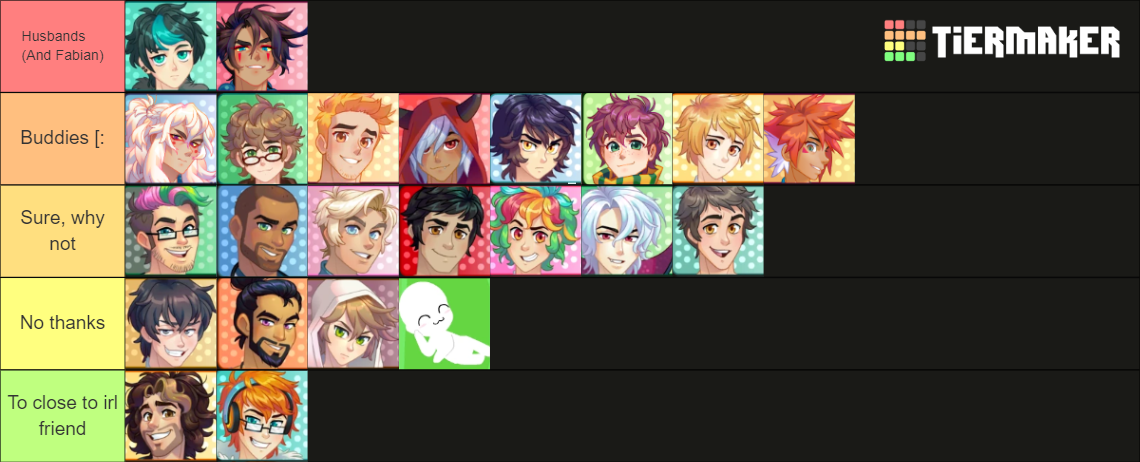 All Blush Blush Characters Tier List (Community Rankings) - TierMaker