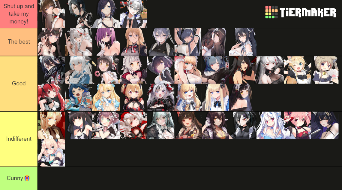 Azur lane Maid Skin Tier List (Community Rankings) - TierMaker