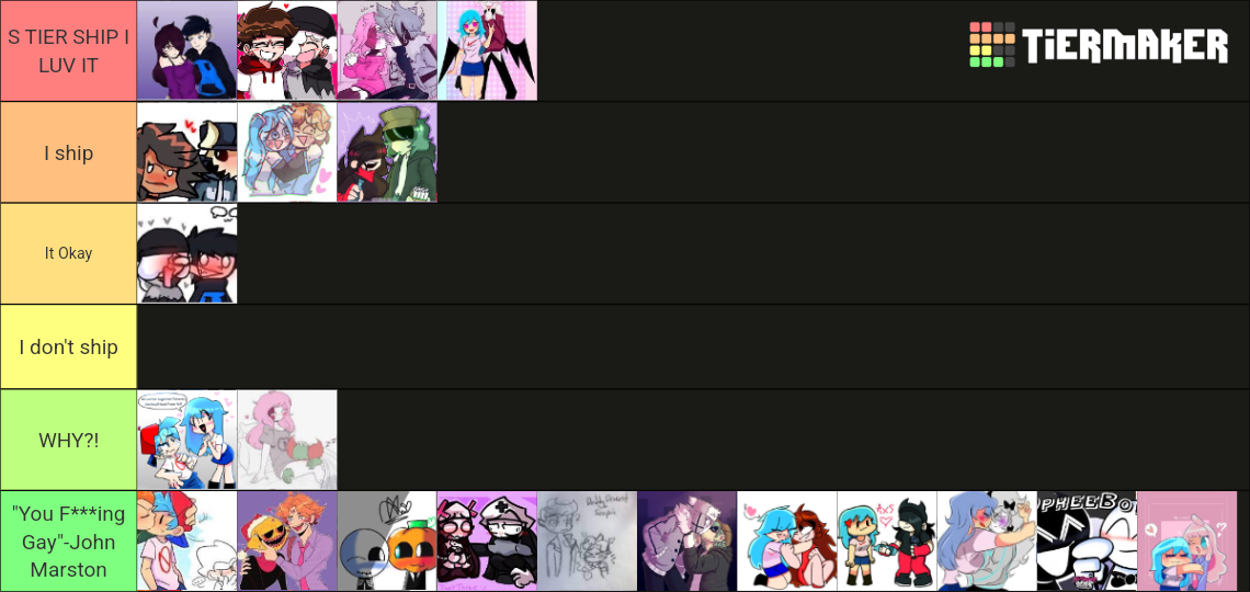 Fnf Ships Tier List Community Rankings Tiermaker