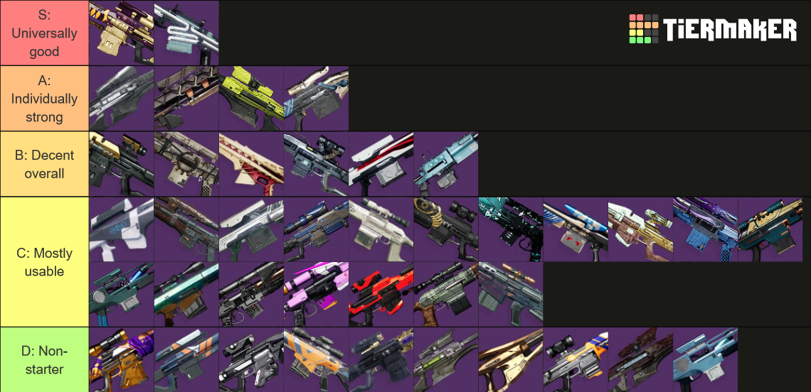 all snipers destiny 2