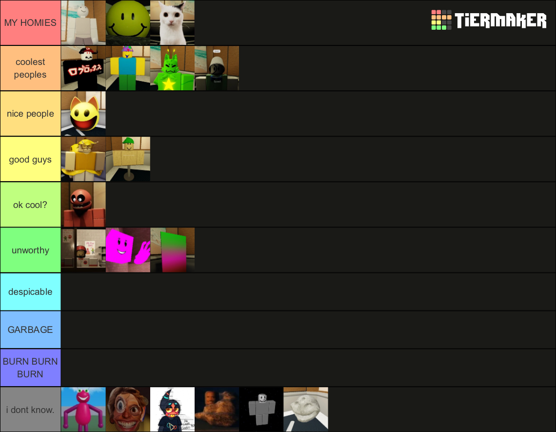 Regretevator Npc Tier List Community Rankings TierMaker   Regretevator Npc Tier List 16173291 1697761180 