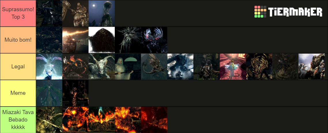 Dark Souls 1 Bosses Tier List Community Rankings TierMaker   Dark Souls 1 Bosses 39756 1703400595 