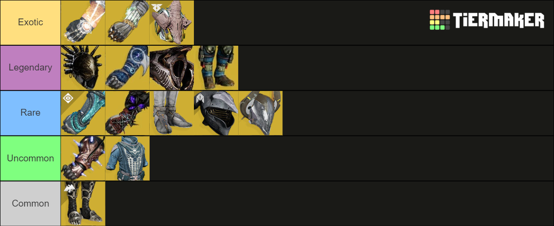 Destiny 2 Warlock Exotics TFS Tier List Community Rankings TierMaker   Destiny 2 Warlock Exoticsseason Of Dawn 6777 1697555303 