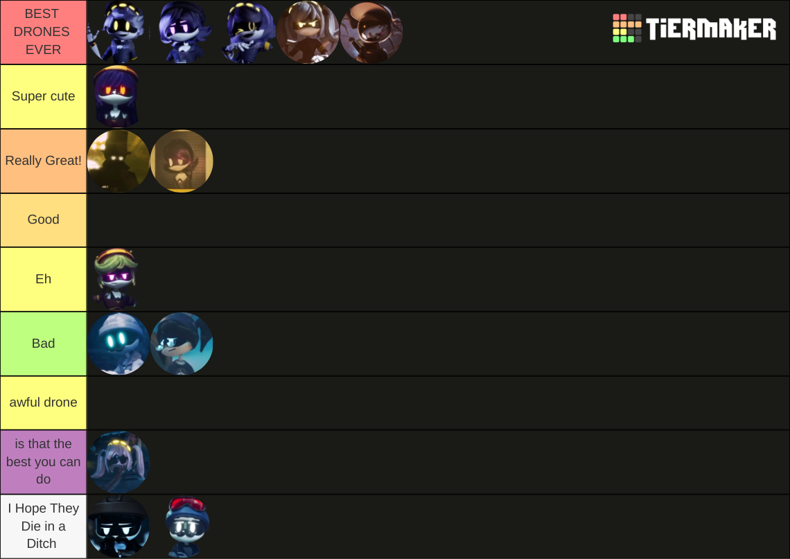 Murder Drones Characters Tier List (Community Rankings) - TierMaker