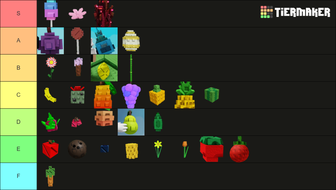 Grow a Garden Seed Tier List (Community Rankings) - TierMaker