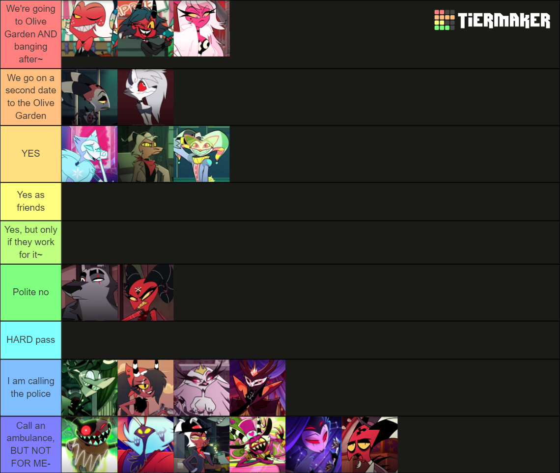 Helluva Boss Characters You