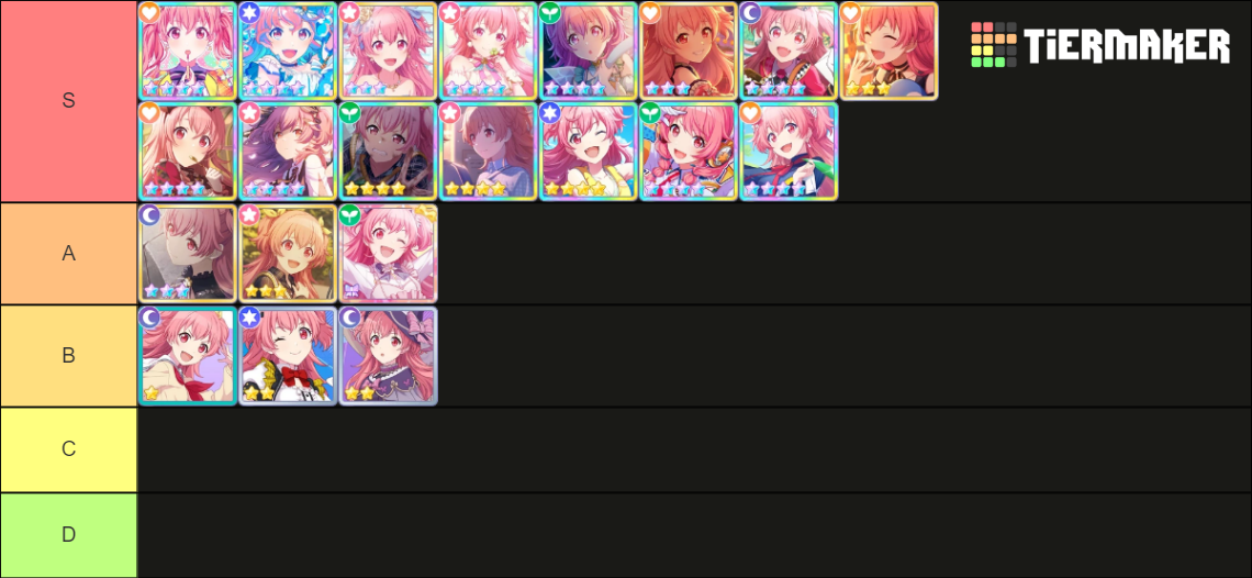 PJSK Airi cards Tier List (Community Rankings) - TierMaker