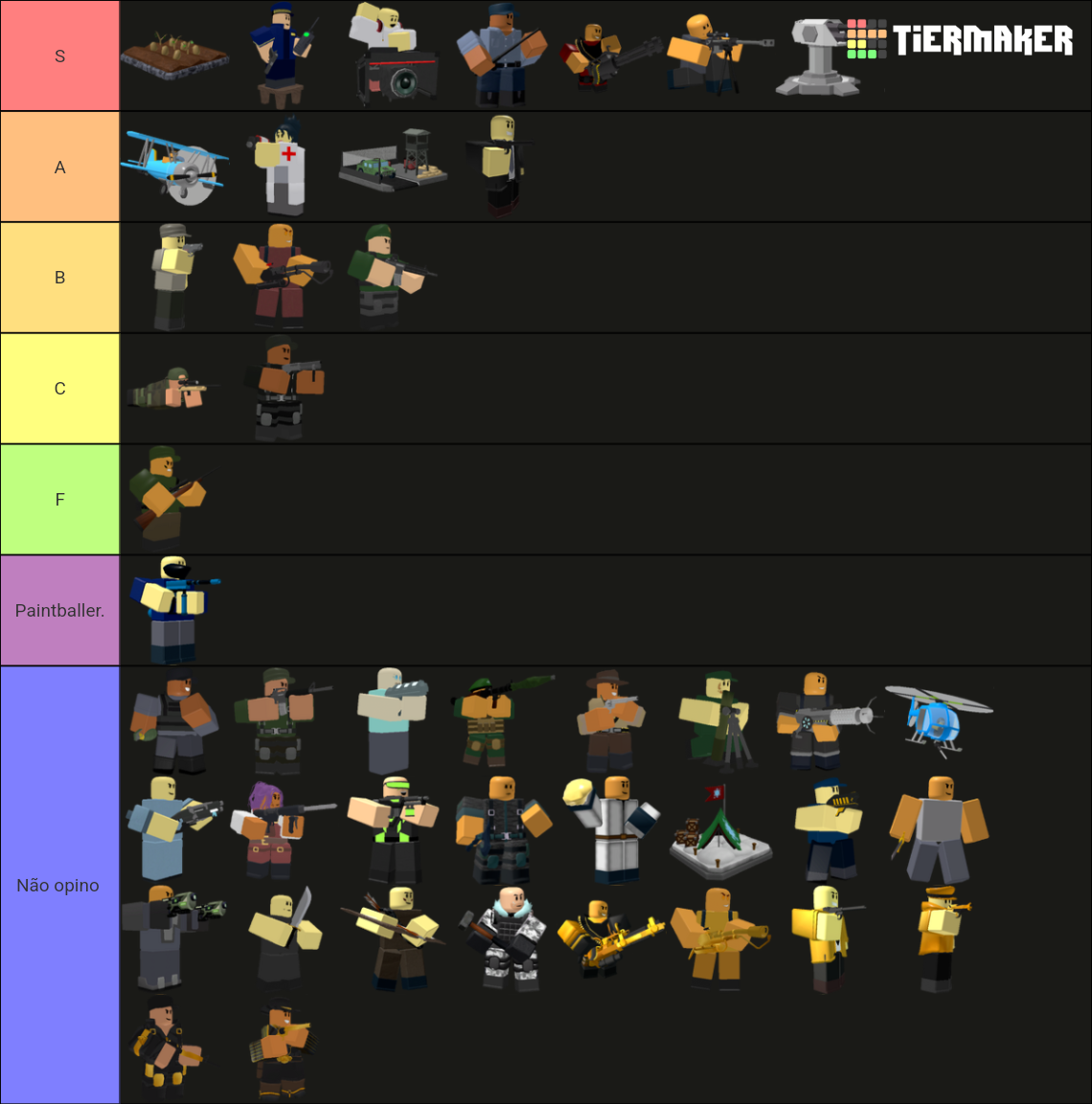 Tower Defense Simulator Towers (duck 2023) Tier List (community 