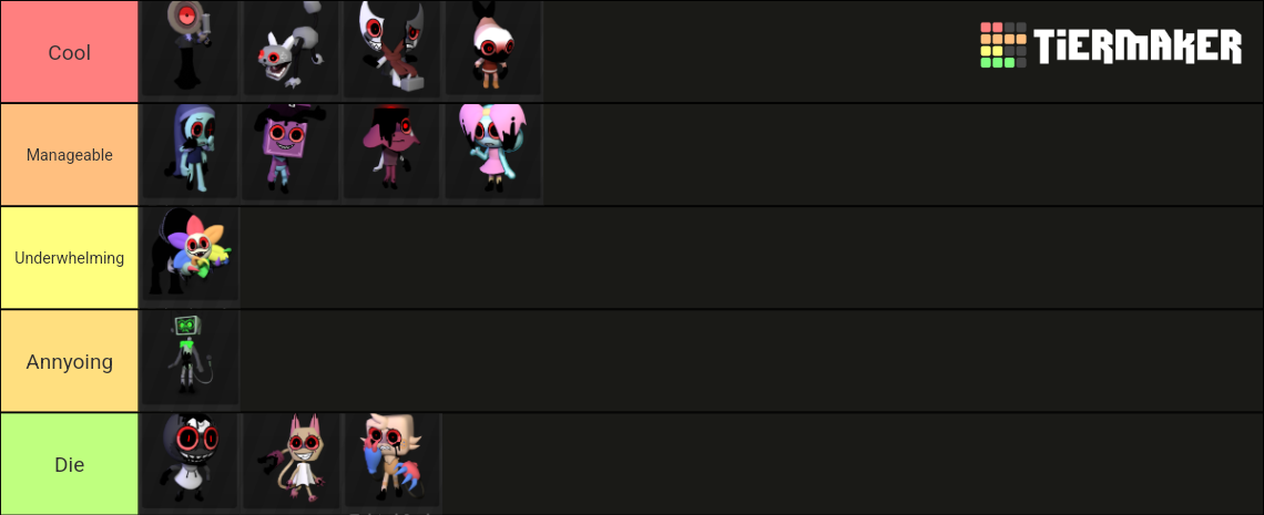 Dandys World Twisteds Tier List Community Rankings Tiermaker