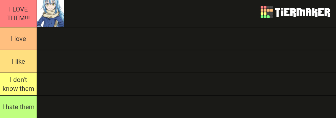 Husbando anime Tier List (Community Rankings) - TierMaker