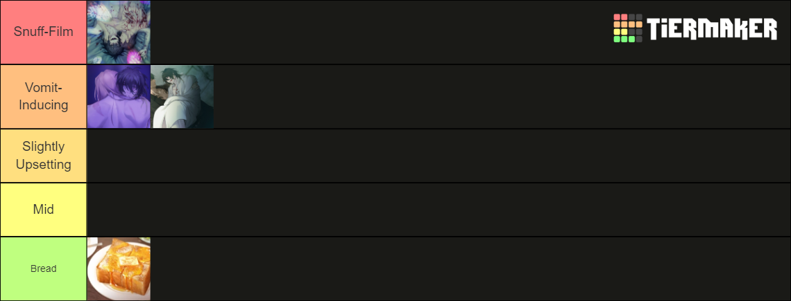 Slow Damage Madness Endings Tier List (Community Rankings) - TierMaker