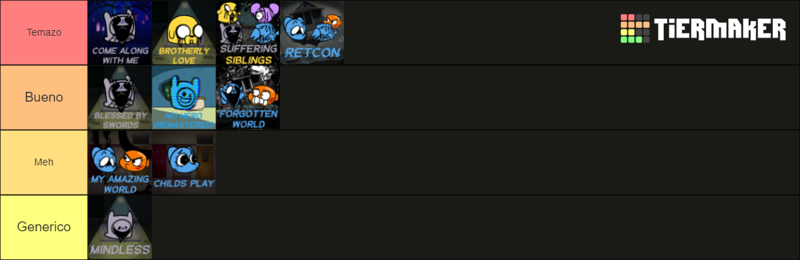 FNF: Pibby Apocalypse (Demo) Tier List (Community Rankings) - TierMaker