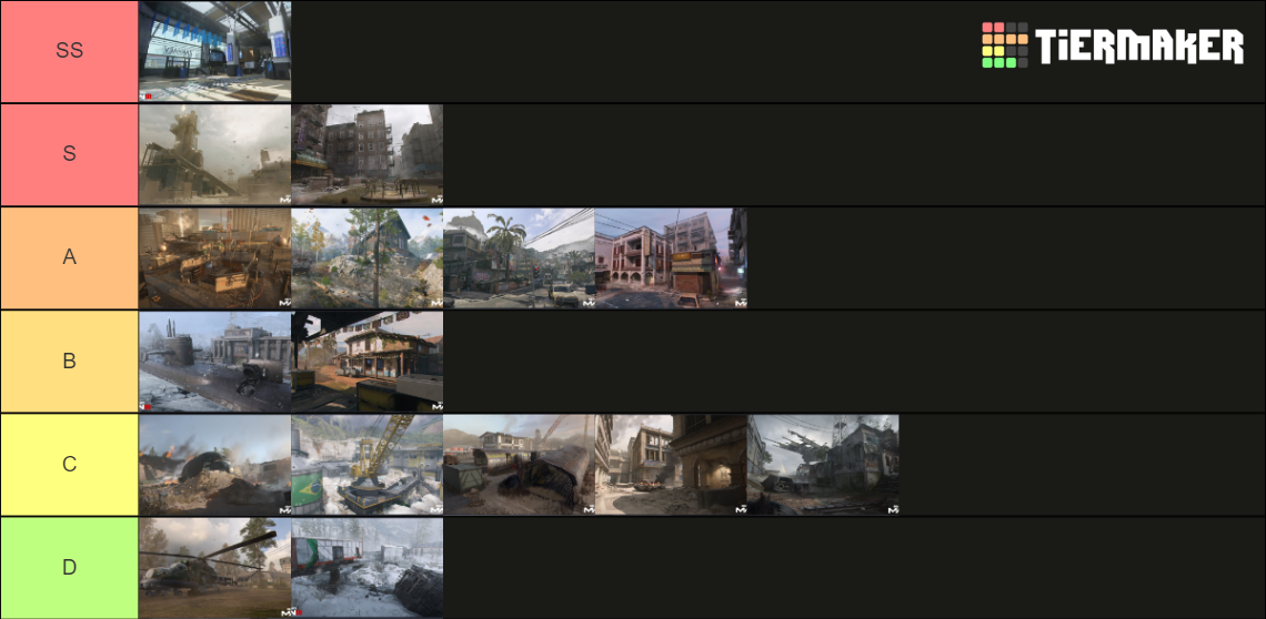 MW3 2023 Maps Tier List (Community Rankings) - TierMaker