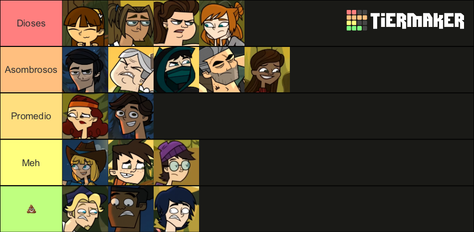 Adventure Camp Disventure Camp Season 1 Characters Tier List