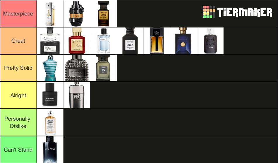 Ultimate Fragrance Tier List (Community Rankings) - TierMaker