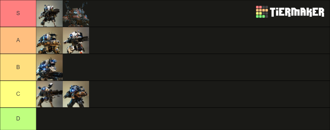 Titanfall 2 Titans Tier List (Community Rankings) - TierMaker