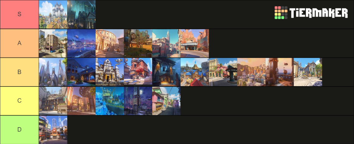 overwatch 2 map Tier List (Community Rankings) - TierMaker