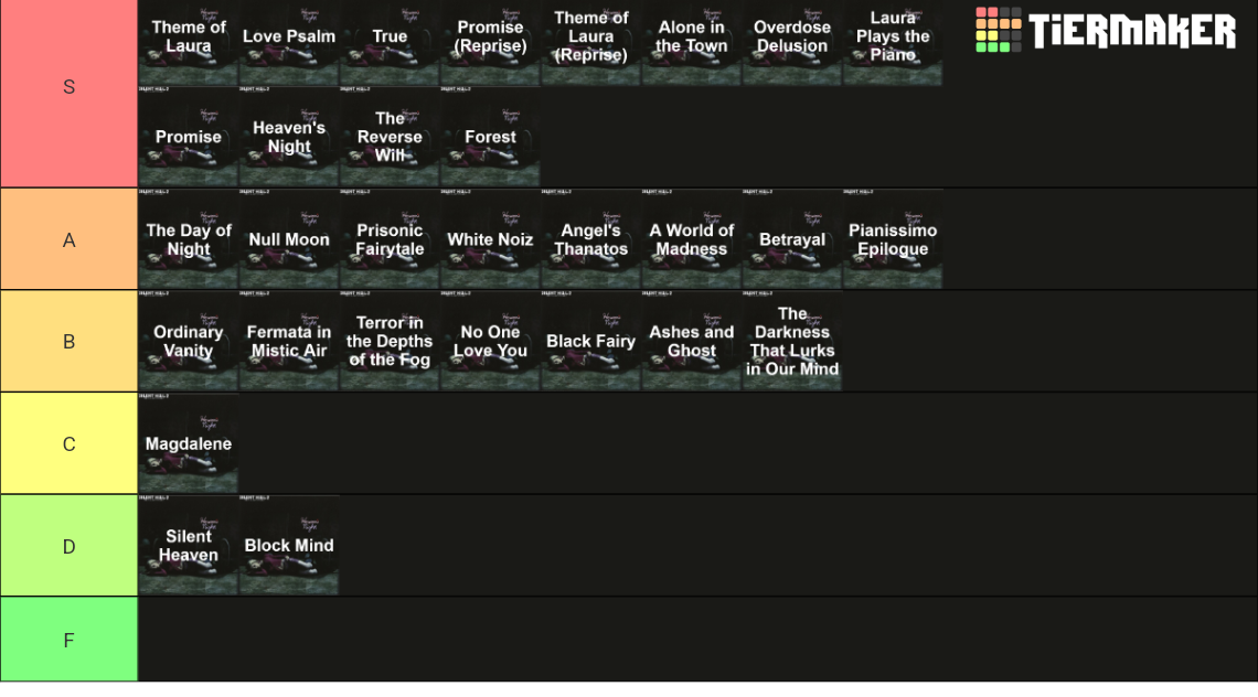 Silent Hill Soundtracks and Songs (14) Tier List Rankings) TierMaker